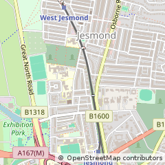 Map of Newcastle Upon Tyne