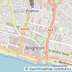 Map of Brighton, East Sussex