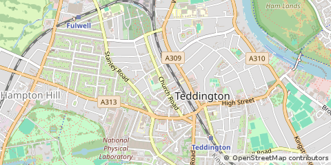 Map of Teddington