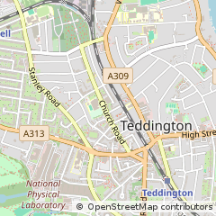 Map of Teddington
