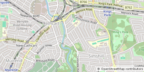 Map of Glasgow
