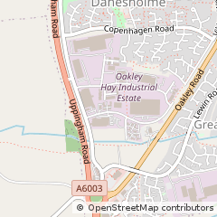 Map of Corby, Northants