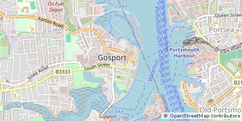 Map of Gosport