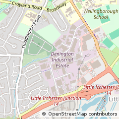 Map of Wellingborough, Northamptonshire
