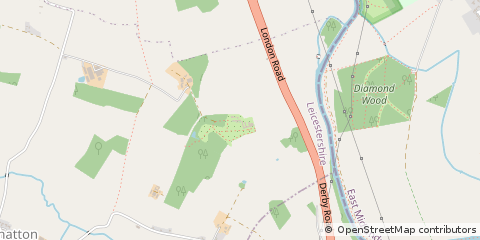 Map of Loughborough, Leicestershire