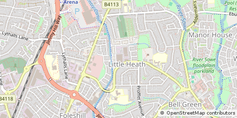 Map of Coventry