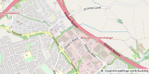 Map of Fulwood, Preston