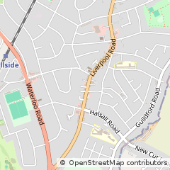 Map of Southport, Merseyside