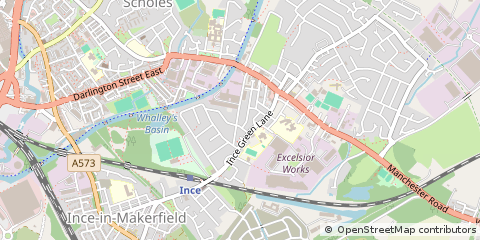 Map of Wigan