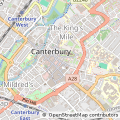 Map of Canterbury