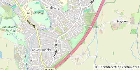 Map of Taunton