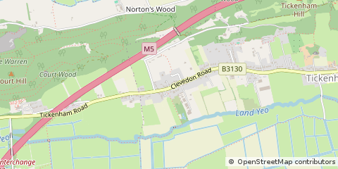Map of Clevedon, North Somerset