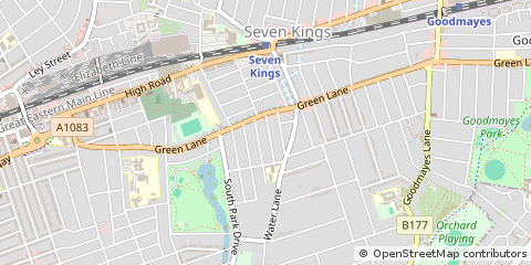 Map of Ilford