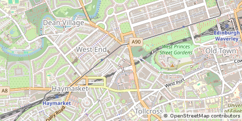 Map of Edinburgh