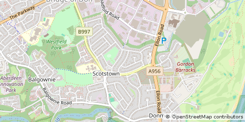 Map of Aberdeen