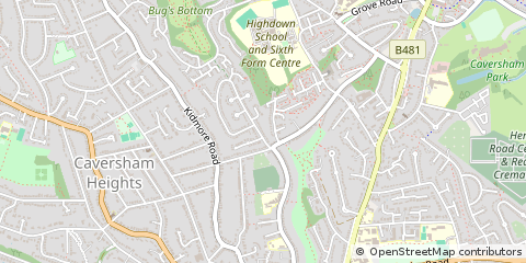 Map of Reading