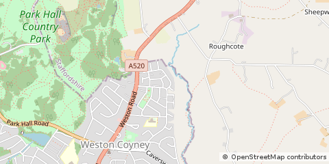 Map of Stoke-on-Trent