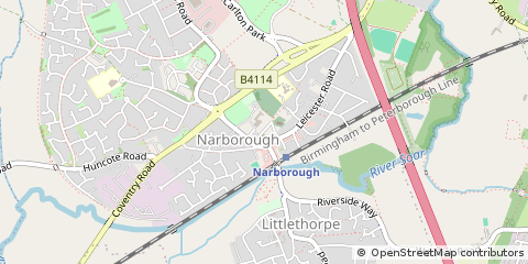 Map of Leicester