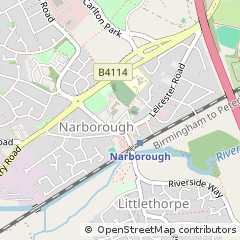 Map of Leicester