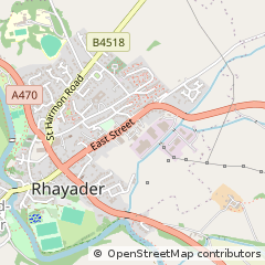 Map of Rhayader