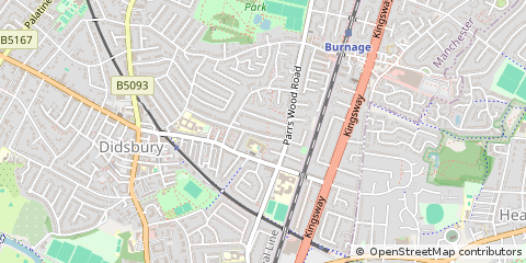 Map of Manchester