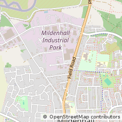 Map of Bury ST. Edmunds, Suffolk
