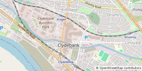 Map of Clydebank
