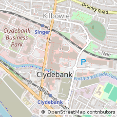 Map of Clydebank