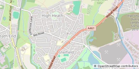 Map of Walsall