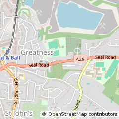 Map of Sevenoaks