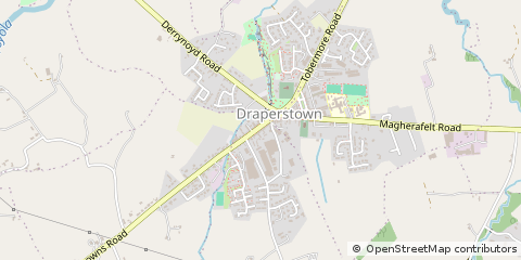 Map of Magherafelt, CO. Londonderry