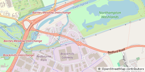 Map of Northampton