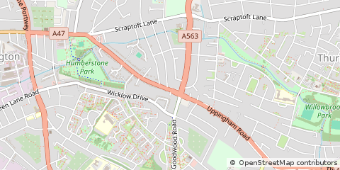 Map of Leicester