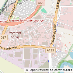 Map of Stockton-on-Tees