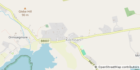 Map of Acharacle, Argyll