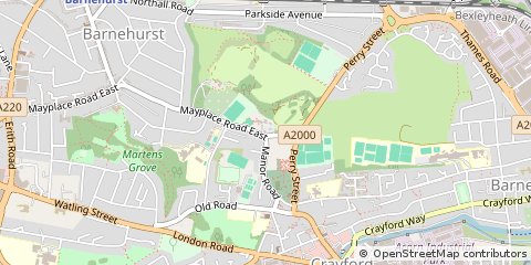 Map of Bexleyheath, Kent