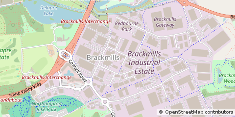 Map of Northampton