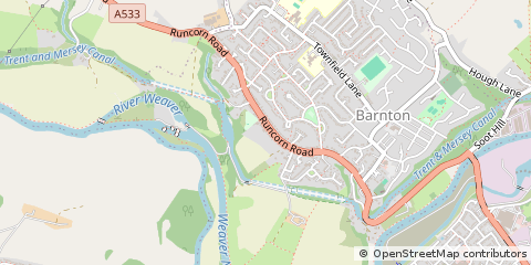 Map of Northwich, Cheshire