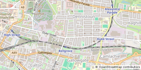 Map of Glasgow