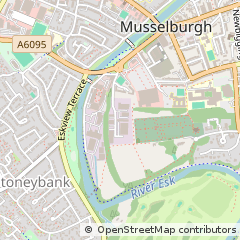 Map of Musselburgh, East Lothian