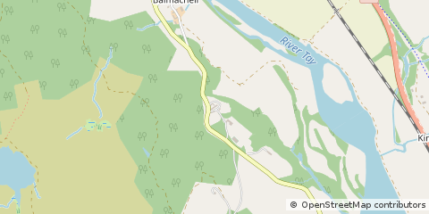 Map of Dunkeld, Perthshire
