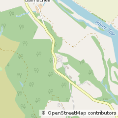 Map of Dunkeld, Perthshire