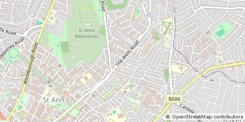 Map of Nottingham