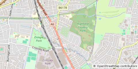 Map of Manchester