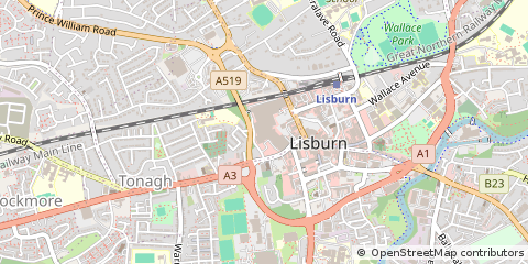 Map of Lisburn