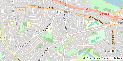 Map of Sidcup