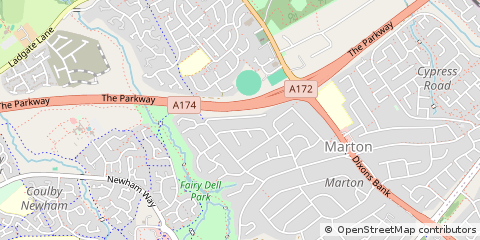 Map of Middlesbrough