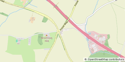 Map of Ashorne, Warwickshire