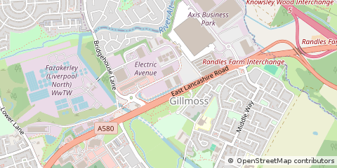 Map of Liverpool, Merseyside