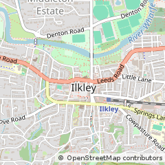 Map of West Yorkshire